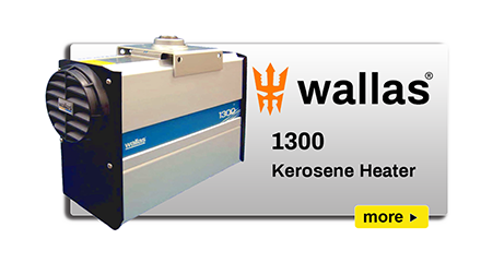 Wallas 1300 Kerosene Heater sold and serviced in the US by Scan Marine Equipment